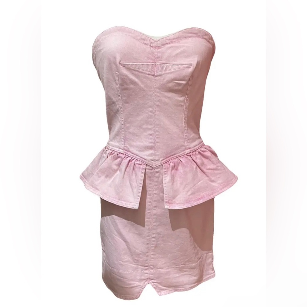 Isabel marant ruffle dress / Pink
